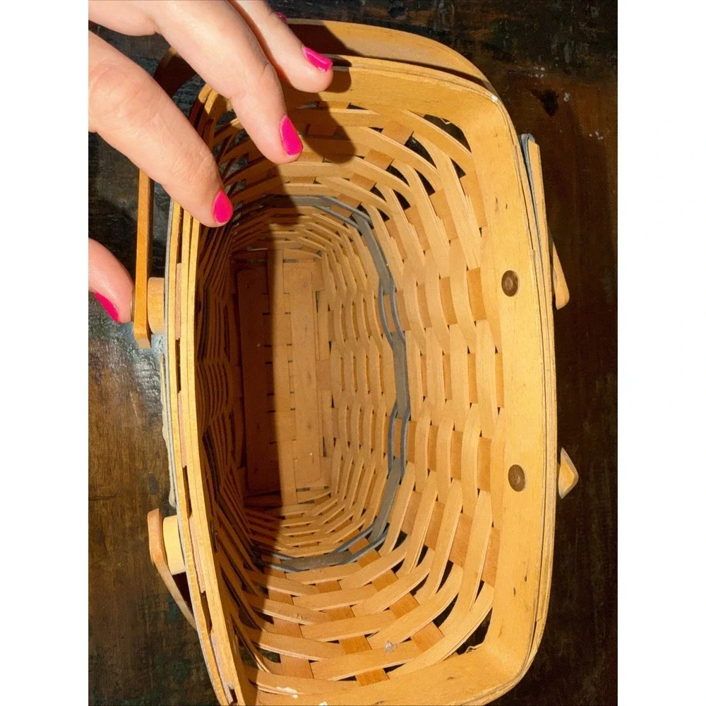 Longaberger 2001 CC Collectors Club Membership Basket VIBRANT